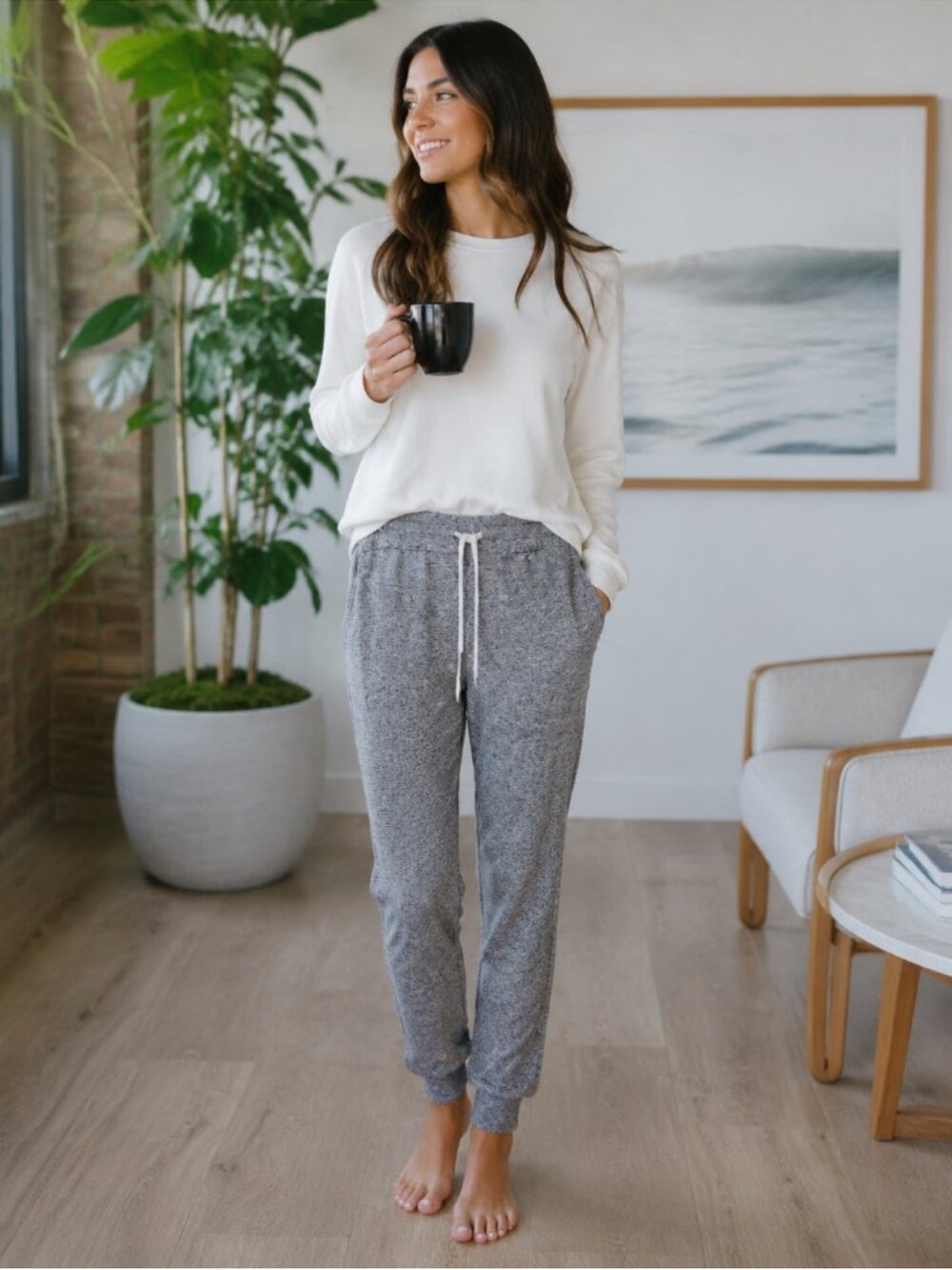 Vuori Performance Joggers VW303 dreamknit Heather grey L